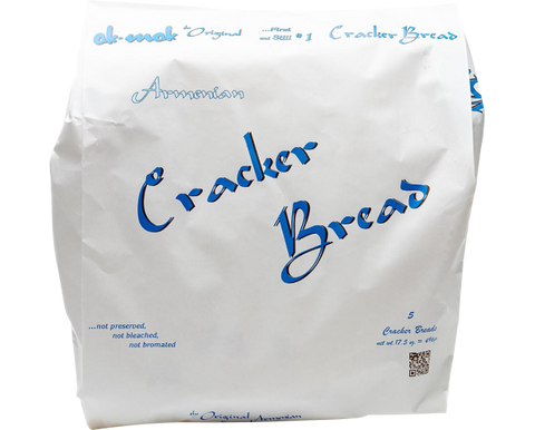 Round Cracker Bread White with Sesame Seed