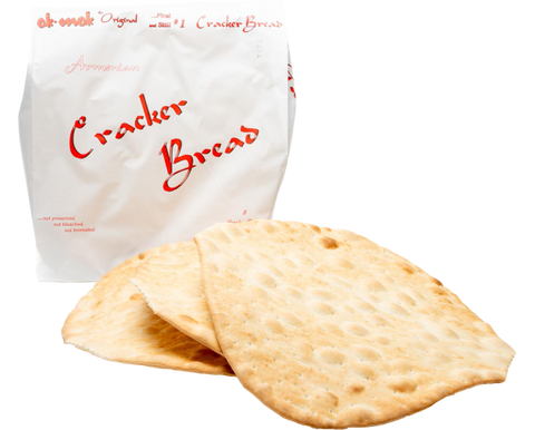 Round Cracker Bread White No Sesame Seed