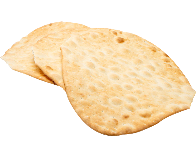 Round Cracker Bread White No Sesame Seed