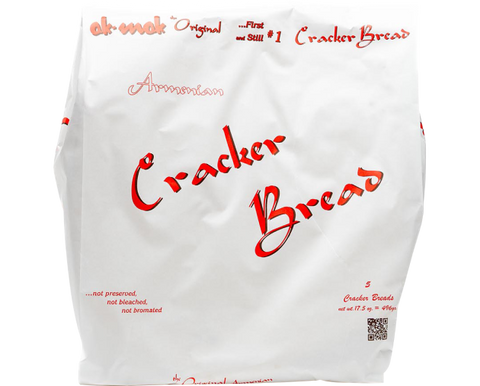 Round Cracker Bread White No Sesame Seed